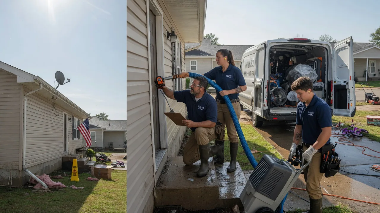 Ceiling Water Damage Restoration in Metamora, MI near me